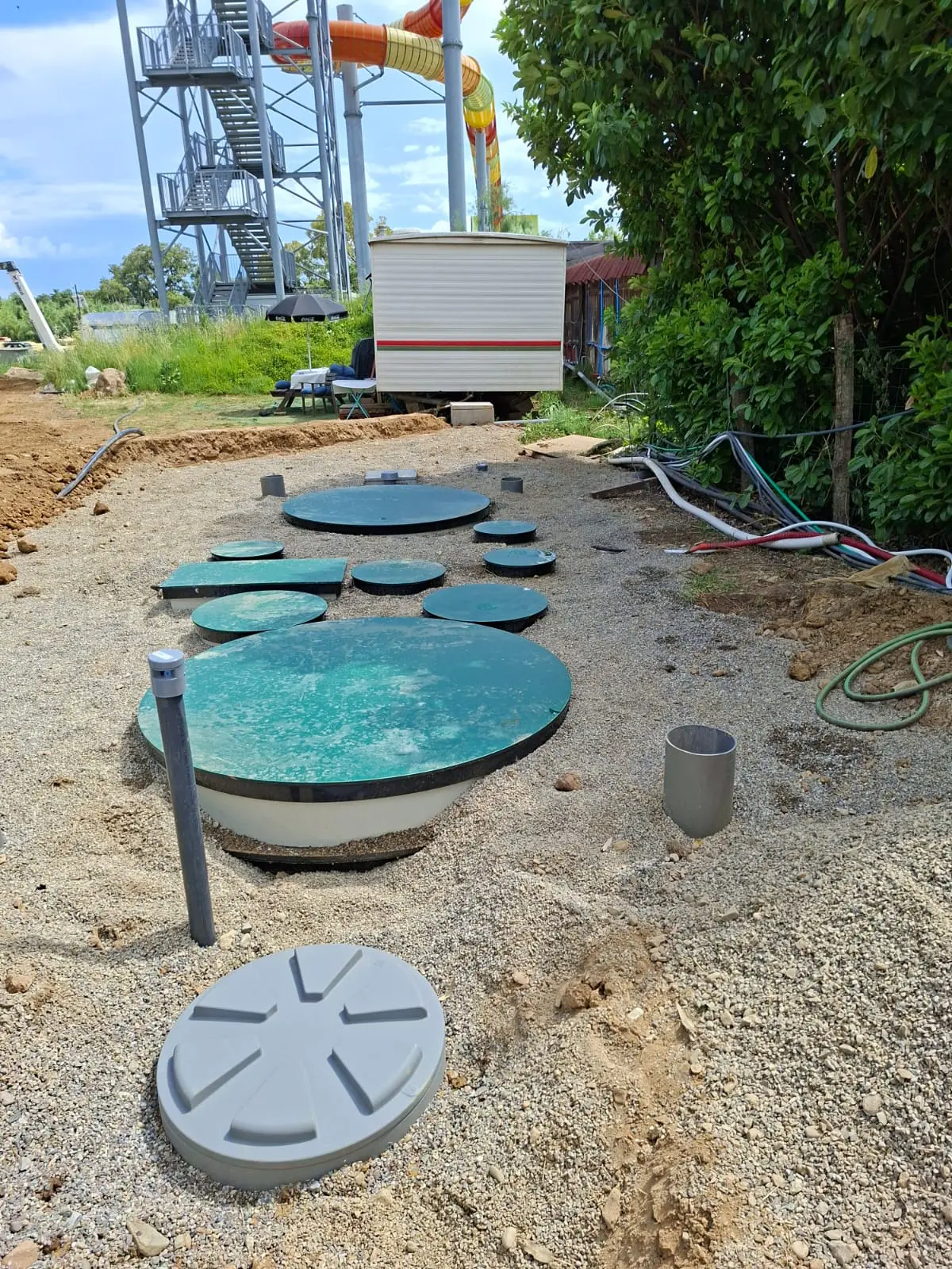 Chantier Épuracqua en Corse