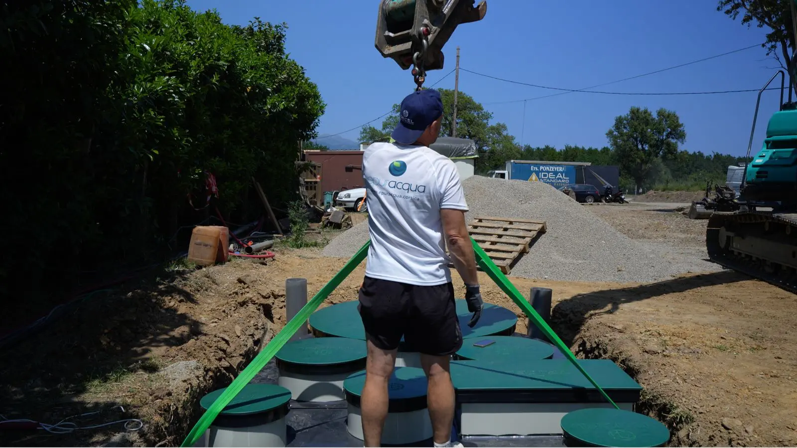 Chantier Épuracqua en Corse